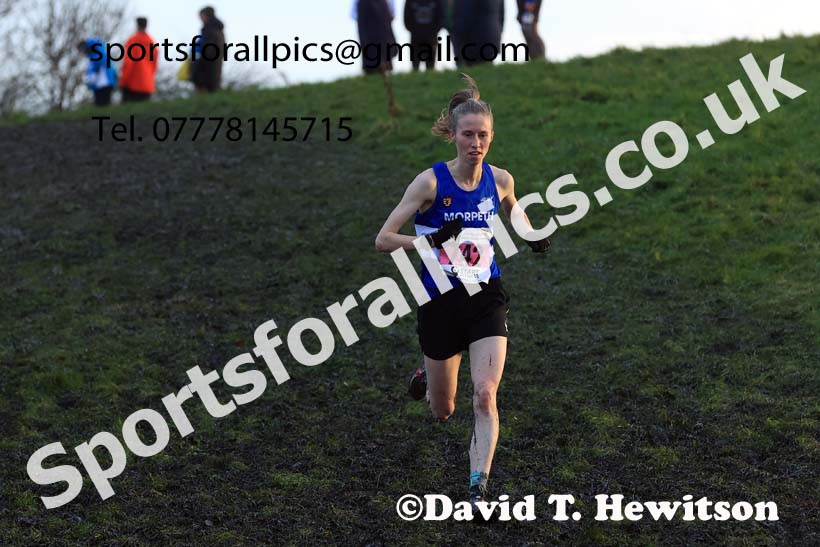 Senior womens 2023 North Eastern Cross Country Champs., Temple Park, South Shields. Photo: David T. Hewitson/Sports for All Pics